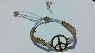 Pulseira paz e amor